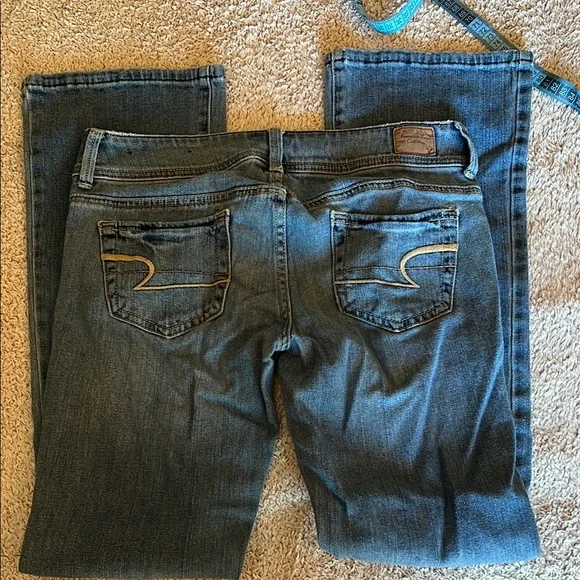 American Eagle Outfitters Blue Boot Cut Jeans - Picture 10 of 11